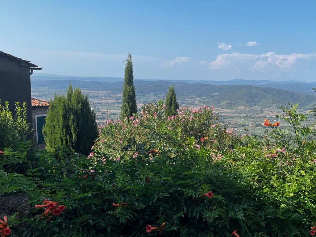 Vista durante l'escursione a Gavorrano