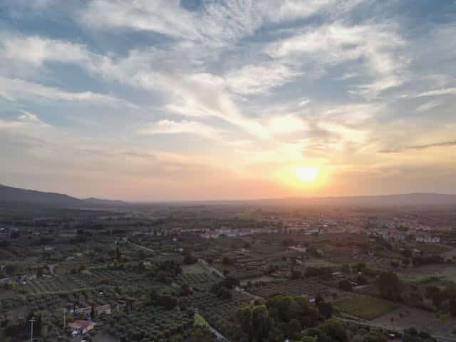 Vista a ovest della baia di Follonica